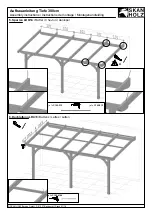 Предварительный просмотр 3 страницы Skan Holz Tiefe 300cm Assembly Instructions