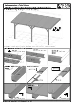 Предварительный просмотр 4 страницы Skan Holz Tiefe 300cm Assembly Instructions