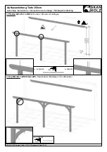 Предварительный просмотр 2 страницы Skan Holz Tiefe 350cm Assembly Instructions