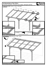 Предварительный просмотр 3 страницы Skan Holz Tiefe 350cm Assembly Instructions