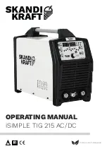 Preview for 1 page of SKANDI KRAFT iSIMPLE TIG 215 AC/DC Operating Manual