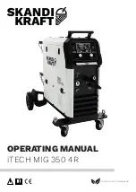 Preview for 1 page of SKANDI KRAFT iTECH MIG 350 4R Operating Manual