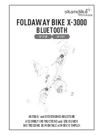 Preview for 1 page of Skandika Fitness FOLDAWAY BIKE X-3000 Assembly Instructions Manual