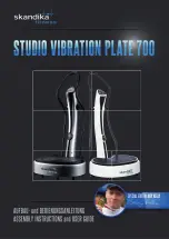 Preview for 1 page of Skandika Fitness Studio Vibration Plate 700 Assembly Instructions And User Manual