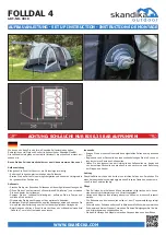 skandika outdoor FOLLDAL 4 Setup Instruction preview