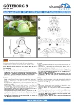 Предварительный просмотр 1 страницы skandika outdoor GOTEBORG 9 Setup Instruction