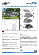 skandika outdoor KORGEN Setup Instruction предпросмотр