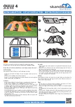 skandika outdoor Oulu 4 Setup Instruction preview