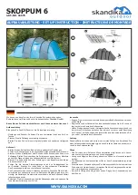 skandika outdoor SKOPPUM 6 Setup Instruction preview