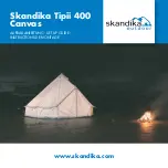 skandika outdoor Tipii 400 Canvas Setup Manual preview