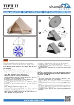 skandika outdoor TIPII II Setup Instruction preview