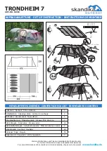 skandika outdoor TRONDHEIM 7 Setup Instruction preview