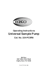 Предварительный просмотр 1 страницы SKC 224-PCXR8 Operating Instructions Manual