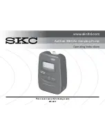 SKC AirChek 3000 Operating Instructions Manual предпросмотр