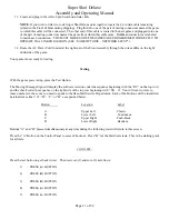 Preview for 12 page of Skee Ball Super Shot Deluxe Assembly & Operating Manual