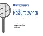 Skeeter Hawk Handheld Mosquito Zapper Quick Start Manual preview