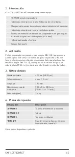 Preview for 17 page of SKF 1077600/SET Instructions For Use Manual