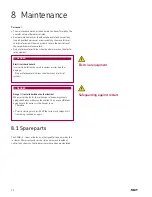 Preview for 36 page of SKF CAHB-20 Series Installation, Operation And Maintenance Manual