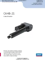 Предварительный просмотр 1 страницы SKF CAHB-21 Manual