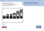 SKF LINCOLN P203 Original Assembly Instructions preview