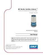 SKF Machine Condition Indicator User Manual preview