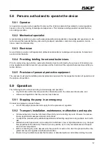 Preview for 12 page of SKF MAX-1-1-115-IF105-R-V2 Operating And Maintenance Instructions Manual