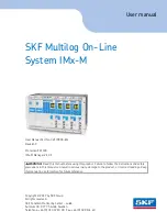 SKF Multilog On-Line System IMx-M User Manual предпросмотр