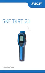 Предварительный просмотр 1 страницы SKF TKRT 21 Instructions For Use Manual