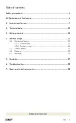 Preview for 3 page of SKF TKRT 21 Instructions For Use Manual