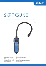 SKF TKSU 10 Instructions For Use Manual preview