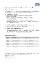 Предварительный просмотр 4 страницы SKF TLAC 50 Series Instructions For Use Manual