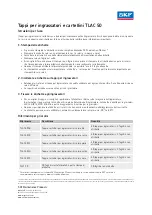 Предварительный просмотр 5 страницы SKF TLAC 50 Series Instructions For Use Manual