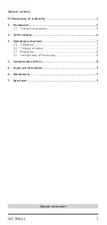 Preview for 5 page of SKF TMEH 1 Instructions For Use Manual