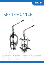 SKF TMHC 110E Instructions For Use Manual предпросмотр