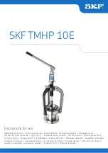 SKF TMHP 10E Instructions For Use Manual preview