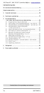 Preview for 78 page of SKF TMRT 1 Instructions For Use Manual