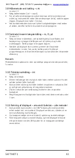 Preview for 85 page of SKF TMRT 1 Instructions For Use Manual