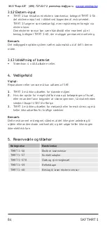 Preview for 86 page of SKF TMRT 1 Instructions For Use Manual