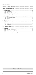 Preview for 4 page of SKF TMSP 1 Instructions For Use Manual