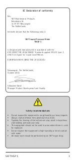 Предварительный просмотр 5 страницы SKF TMSP 1 Instructions For Use Manual