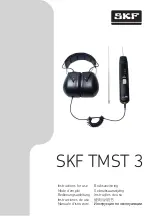 SKF TMST 3 Instructions For Use Manual предпросмотр