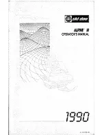 Ski-Doo 1990 Alpine II Operator'S Manual preview