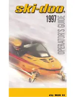 Preview for 1 page of Ski-Doo 1997 FORMULA 500 Operator'S Manual