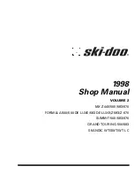 Предварительный просмотр 2 страницы Ski-Doo Formula 500 1998 Shop Manual