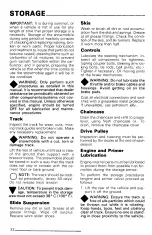 Preview for 34 page of Ski-Doo Formula MX 1985 Operator'S Manual