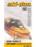 Preview for 1 page of Ski-Doo Grand Touring SE 1997 Operator'S Manual Supplement