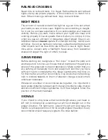 Preview for 18 page of Ski-Doo Legend 800 2002 Safety Handbook