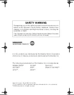 Preview for 2 page of Ski-Doo Legend SE 800 SDI 2003 Operator'S Manual Supplement