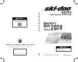 Ski-Doo MX Z TNT 600R E-TEC Operator'S Manual preview