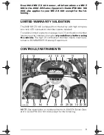 Preview for 3 page of Ski-Doo MX Z X 440 2002 Operator'S Manual Supplement